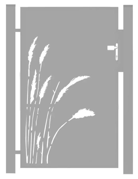 Furtka typ FLORAL - 1,00 x 1,50 m