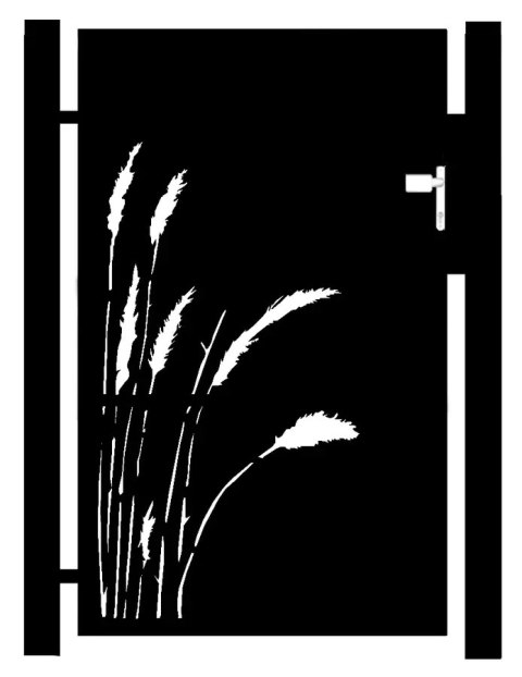 Furtka typ FLORAL - 1,00 x 1,75 m