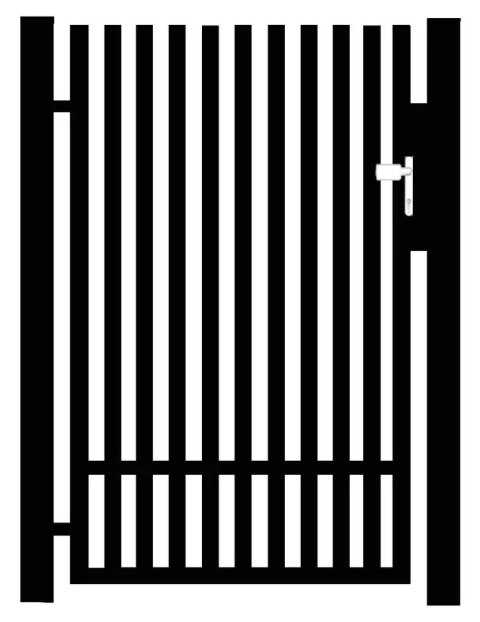 Furtka typ VERTIGO - 1,00 x 1,25 m