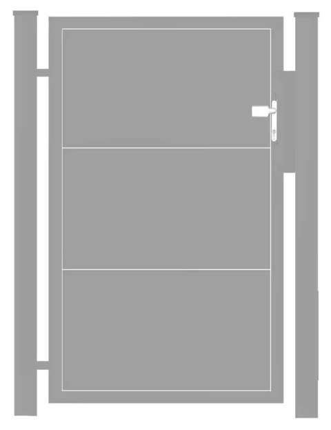 Furtka typ WALL SOLID - 1,00 x 1,50 m