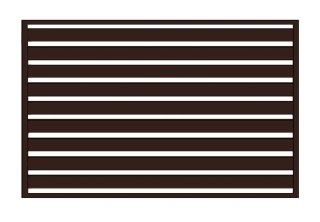 Przęsło WALL 100 - 2,50 m x 1,25 m antracyt , brązowe , czarne , szare , zielone