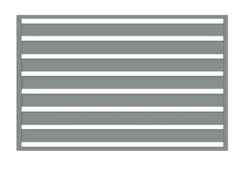 Przęsło WALL 100 - 2,50 m x 1,75 m antracyt , brązowe , czarne , szare , zielone