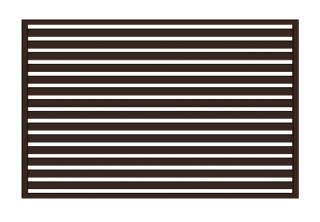 Przęsło WALL 60 - 2,50 m x 1,50 m - antracyt , brązowe , czarne , szare , zielone