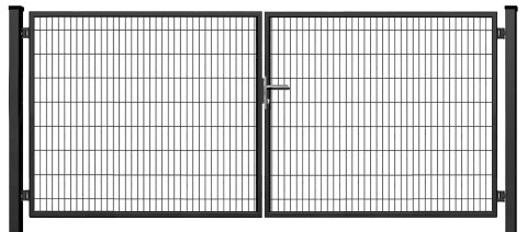 Brama SX 656 PRO - 3,00 x 1,70 m - antracyt , brązowa , czarna , szara , zielona