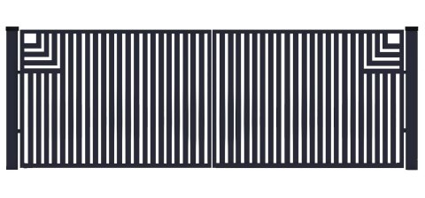 Brama typ CLASSIC A - 4,00 x 1,50 m