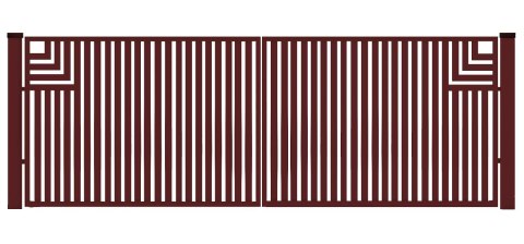 Brama typ CLASSIC A - 4,00 x 1,50 m