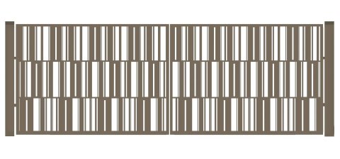 Brama typ MODERN - 4,00 x 1,25 m