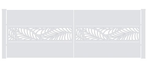Brama typ WALL - 4,00 x 1,25 m