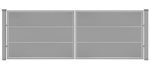 Brama typ WALL SOLID - 4,00 x 1,75 m