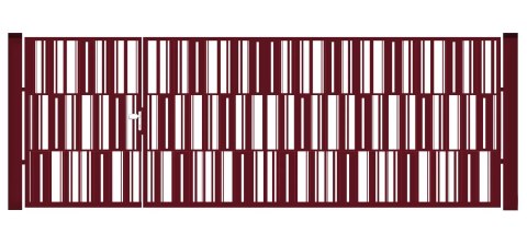 BramoFurtka typ MODERN - 1,50+2,50 x 1,25 m - malowana proszkowo