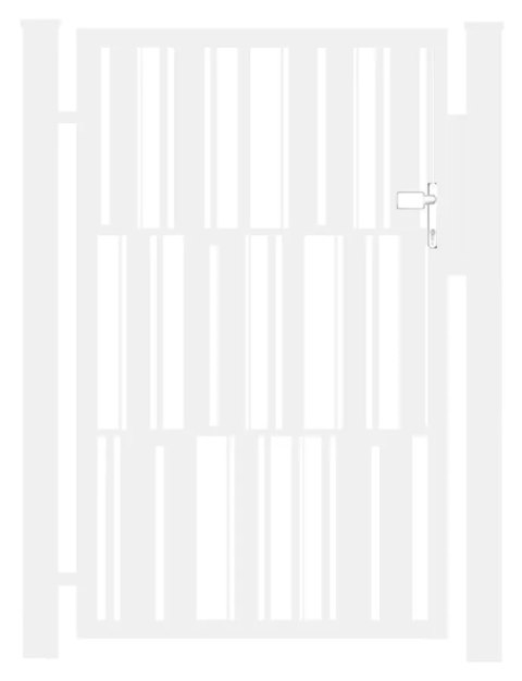 Pedestrian Gate - MODERN Type - 1.00 x 1.50 m
