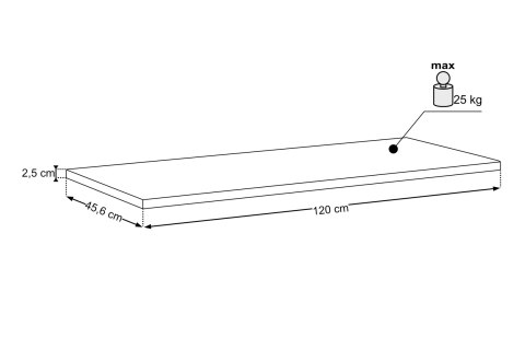 Blat 120cm