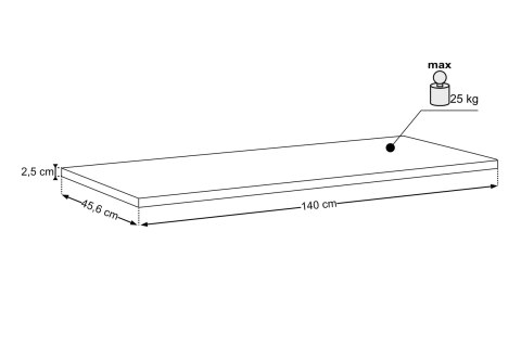 Blat 140cm