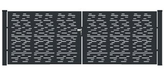 Brama typ MODERN ELONGAL - 4,00 x 1,25 m
