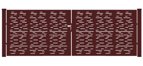Brama typ MODERN ELONGAL - 4,00 x 1,25 m