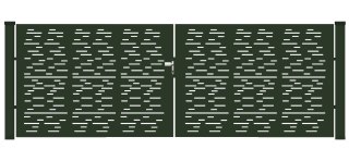Brama typ MODERN ELONGAL - 4,00 x 1,50 m