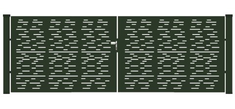 Brama typ MODERN ELONGAL - 4,00 x 1,50 m