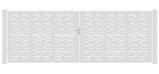 Brama typ MODERN ELONGAL - 4,00 x 1,75 m