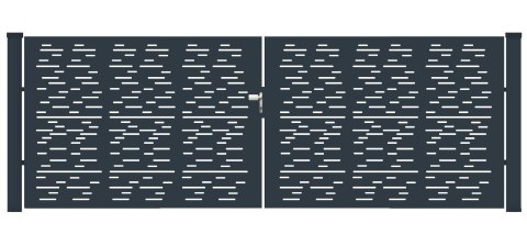 Brama typ MODERN ELONGAL - 4,00 x 1,75 m