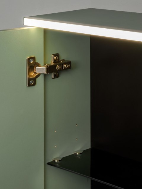 Szafka z lustrem 60cm 2 drzwi z podświetleniem led