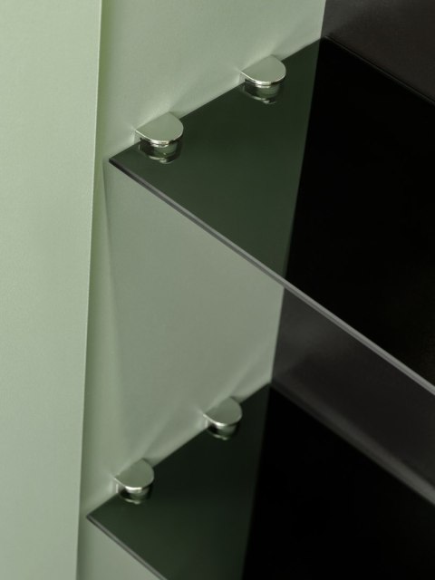 Zestaw 80cm z szafką z lustrem i szafką górną